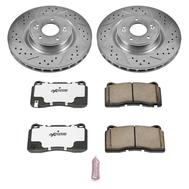 Genesis Coupe (BK) - Front Drilled & Slotted Brake Kit