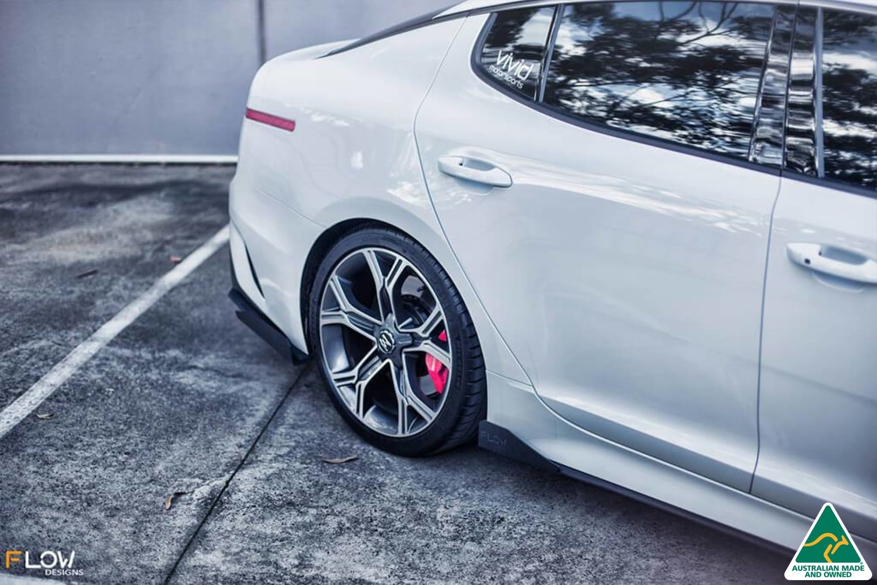 Kia Stinger CK GT Side Skirt Extension Splitters