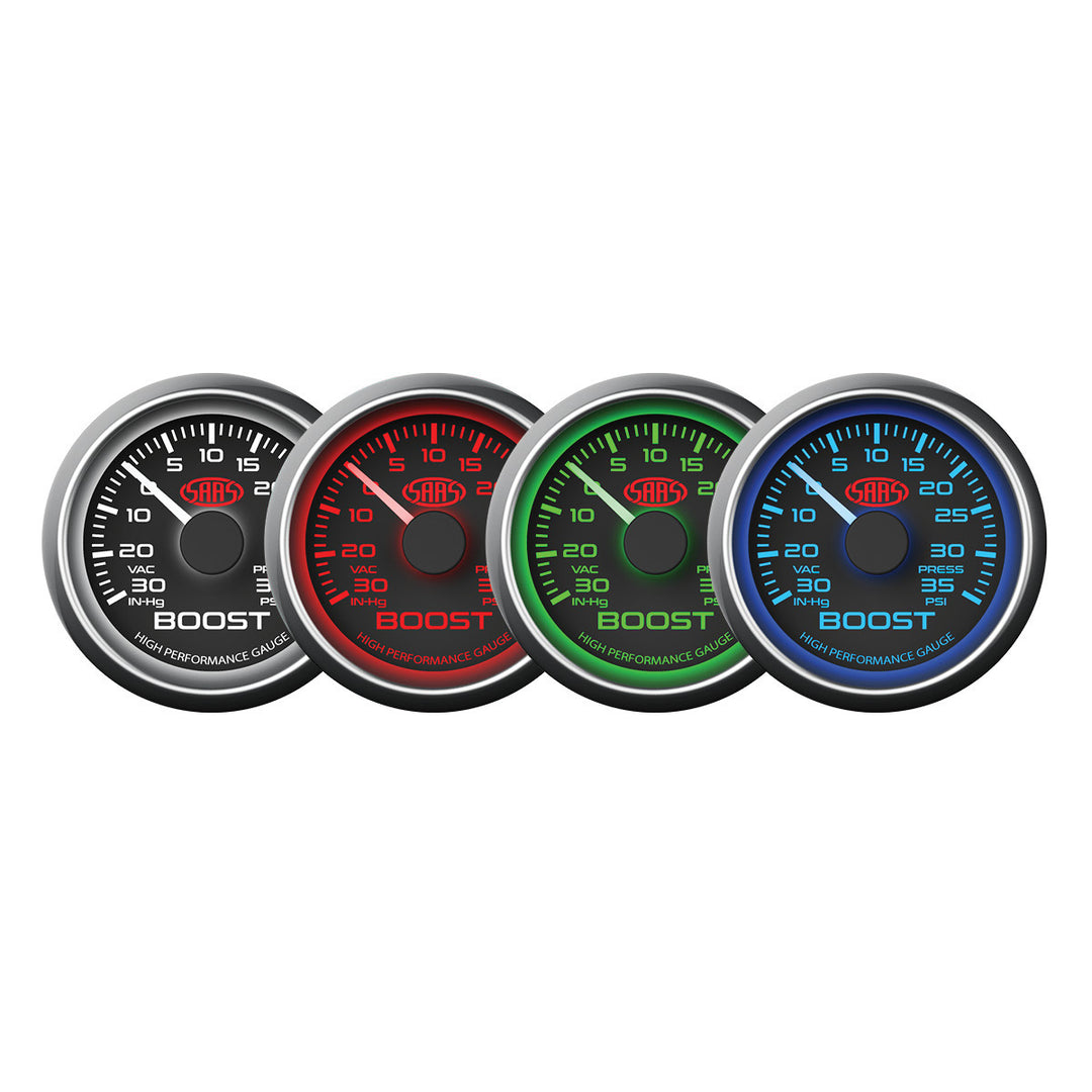 Boost Gauge - Black 52mm - Image 2 by SAAS