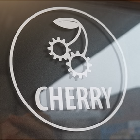 Cherry Round Sticker