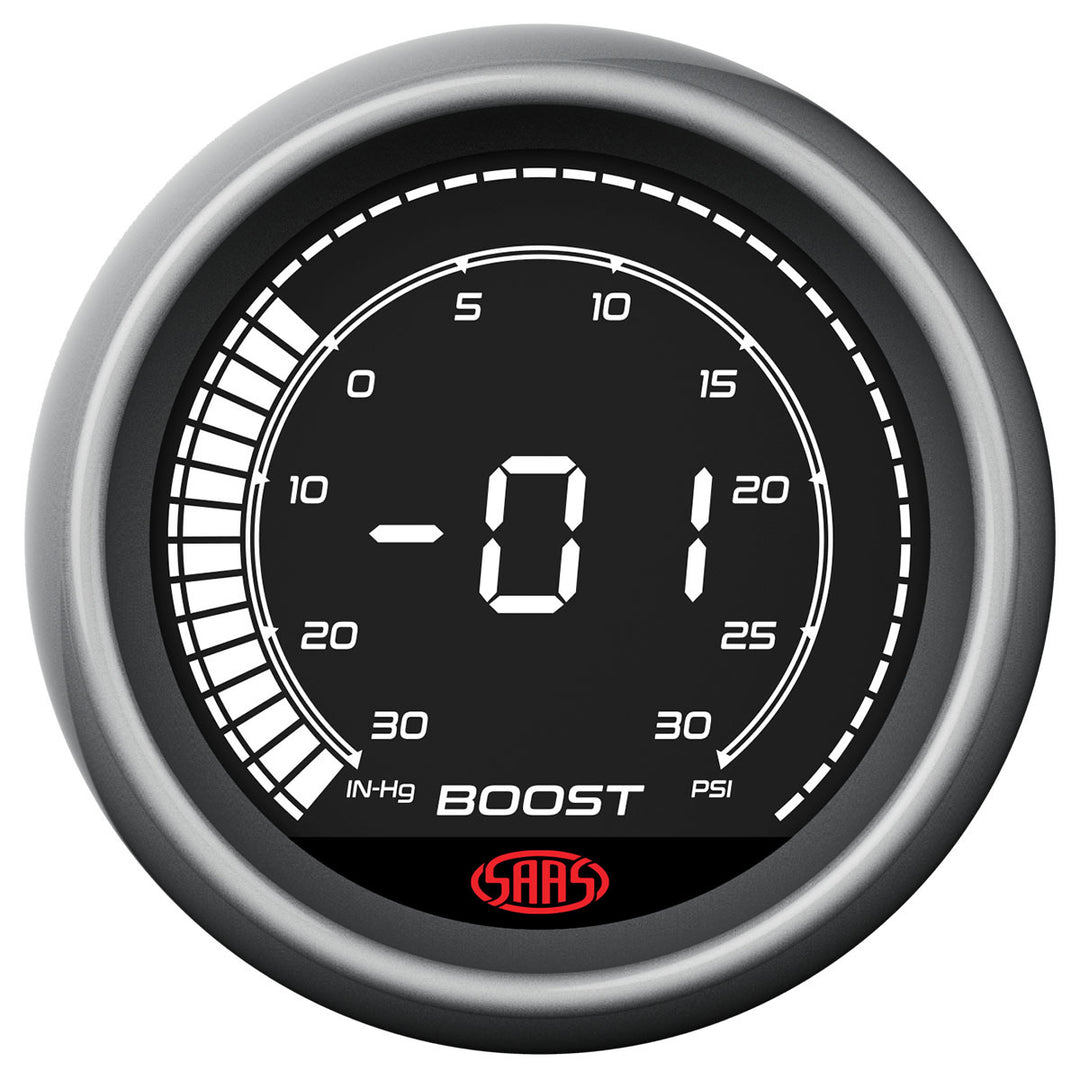 Digital Boost Gauge - 52mm (30PSI) - Image 1 by SAAS