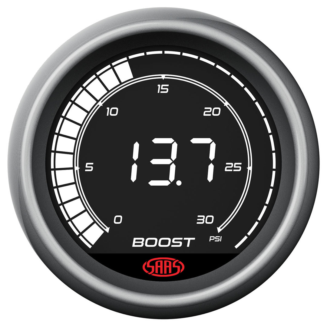 Digital Boost Gauge - 52mm (30PSI) - Image 4 by SAAS