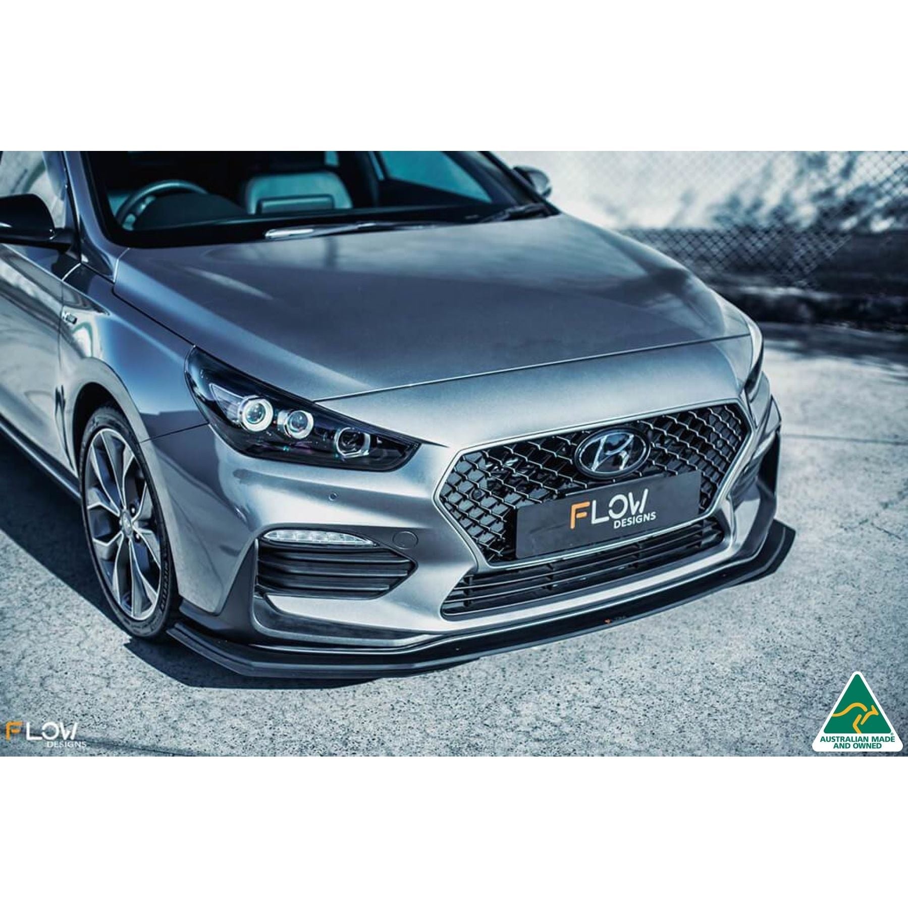 Hyundai i30 N Line Hatch Front Lip Splitter Extensions